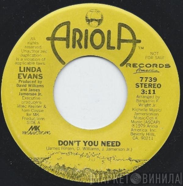  Linda Evans  - Don't You Need