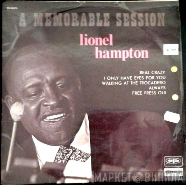  Lionel Hampton  - A Memorable Session