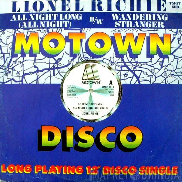 Lionel Richie - All Night Long (All Night) / Wandering Stranger