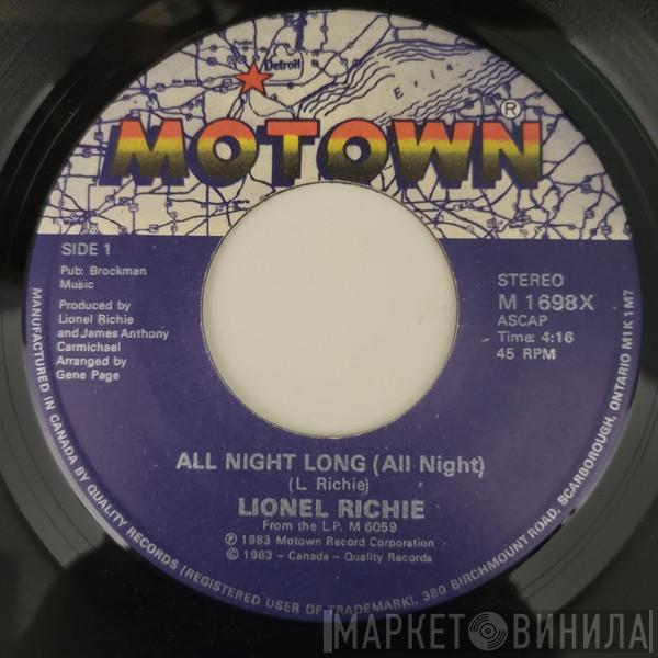  Lionel Richie  - All Night Long (All Night)