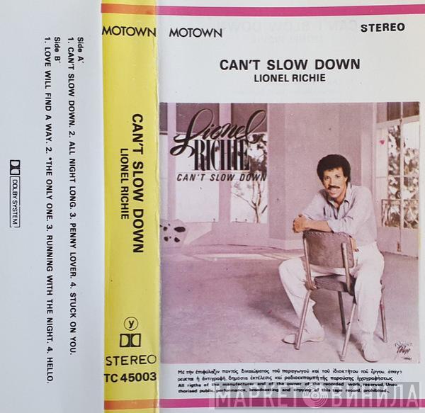  Lionel Richie  - Can't Slow Down