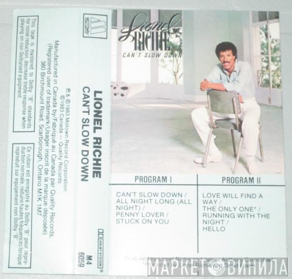  Lionel Richie  - Can't Slow Down