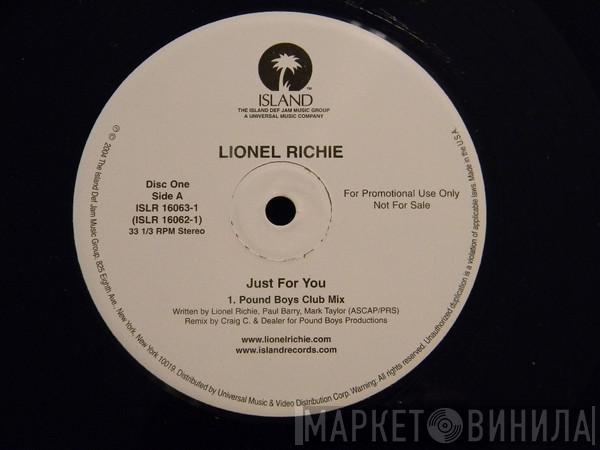 Lionel Richie - Just For You - The Dance Remixes