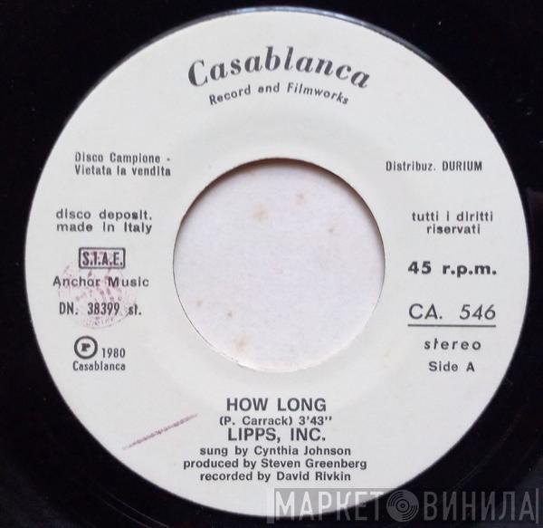  Lipps, Inc.  - How Long