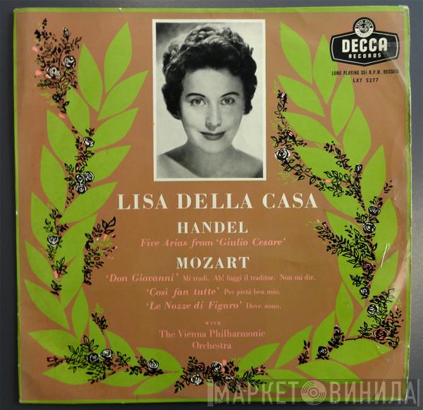 , Lisa Della Casa , Georg Friedrich Händel ,With The Wolfgang Amadeus Mozart  Wiener Philharmoniker  - Handel & Mozart Recital