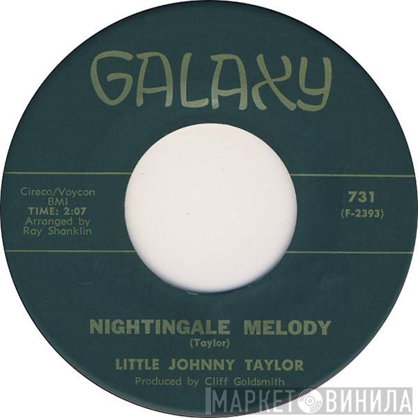  Little Johnny Taylor  - Nightingale Melody / You Win, I Lose