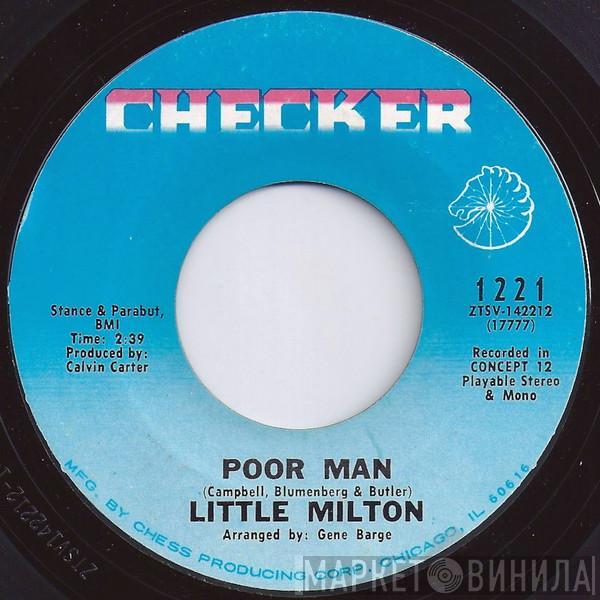 Little Milton - Poor Man / So Blue (Without You)