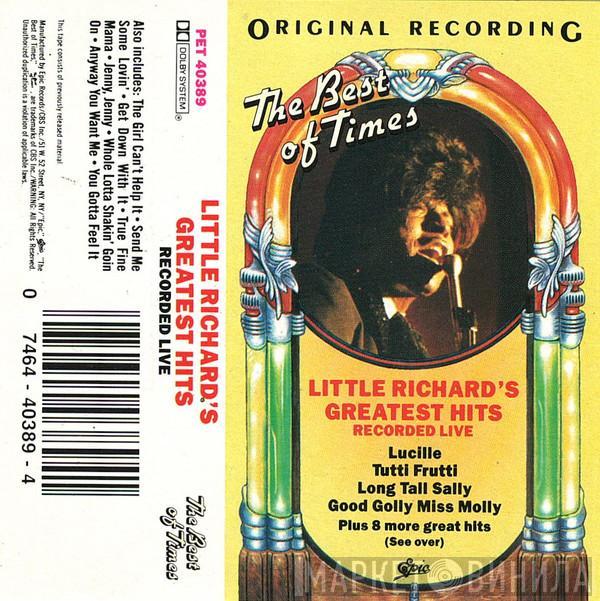  Little Richard  - Little Richard's Greatest Hits Recorded Live