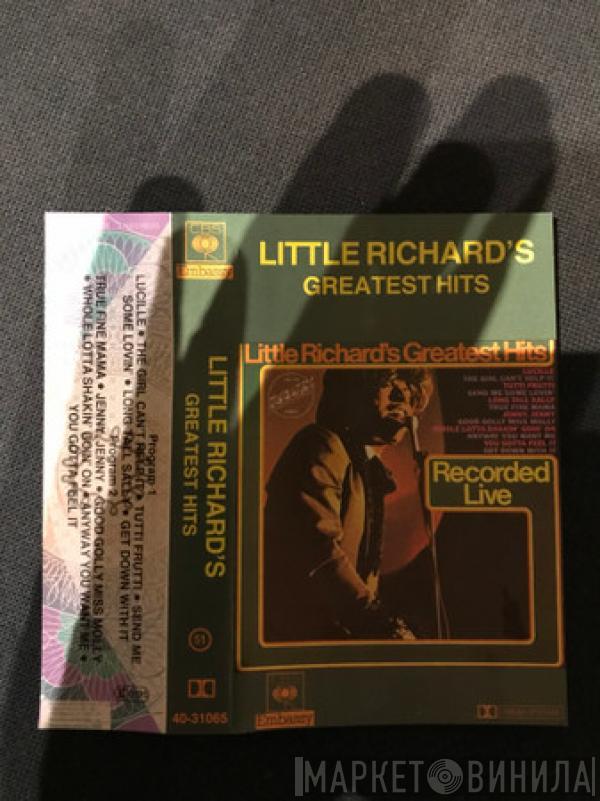  Little Richard  - Little Richard's Greatest Hits Recorded Live