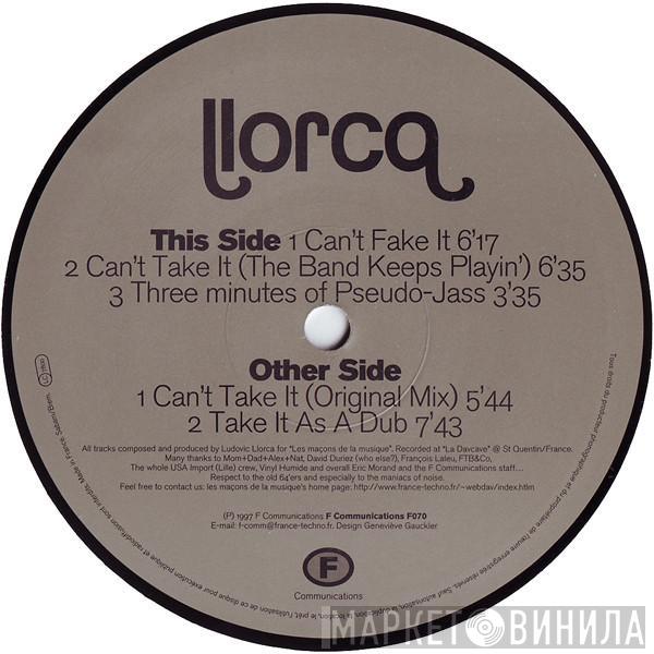 Llorca - Can't Take It