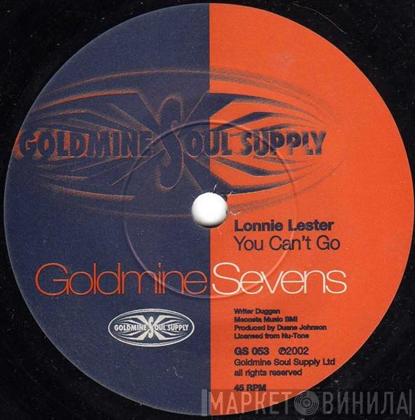 Lonnie Lester, Revilot Orchestra - You Can't Go / I Need My Baby