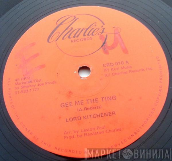 Lord Kitchener - Gee Me The Ting / Instrumental