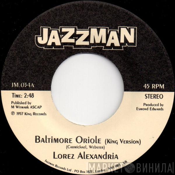 Lorez Alexandria - Baltimore Oriole