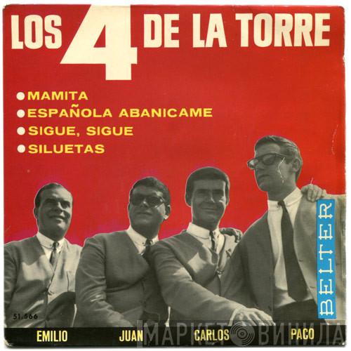 Los 4 De La Torre - Española, Abanicame / Siluetas / Mamita / Sigue, Sigue