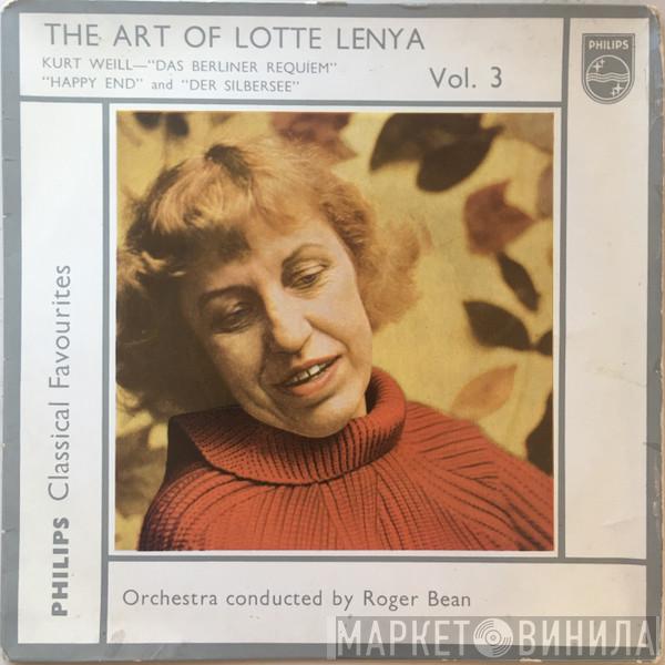 Lotte Lenya - The Art Of Lotte Lenya Vol. 3