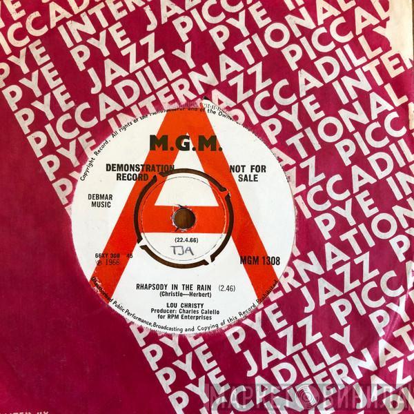 Lou Christie - Rhapsody In The Rain / Trapeze