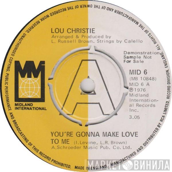 Lou Christie - You're Gonna Make Me Love You / Fantasies