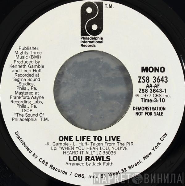 Lou Rawls - One Life To Live