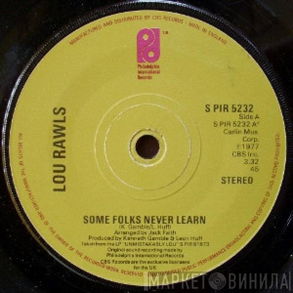 Lou Rawls - Some Folks Never Learn