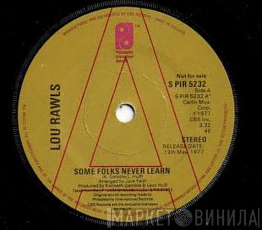 Lou Rawls - Some Folks Never Learn