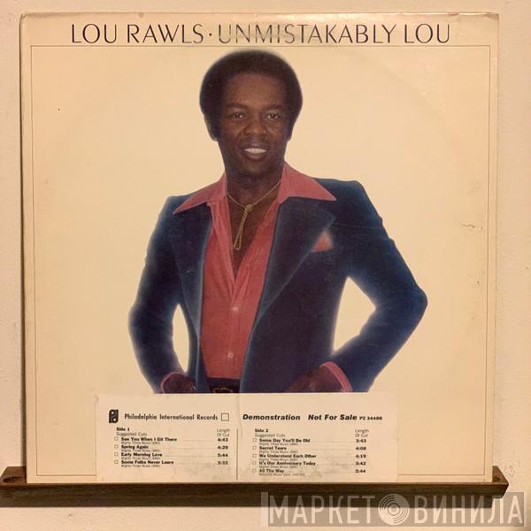  Lou Rawls  - Unmistakably Lou