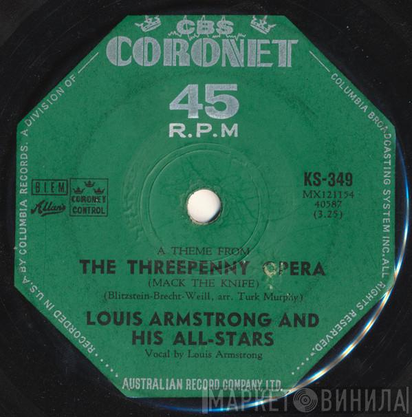  Louis Armstrong And His All-Stars  - A Theme From The Threepenny Opera (Mack The Knife) / Back O'Town Blues