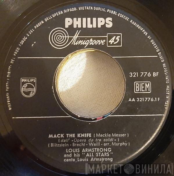  Louis Armstrong And His All-Stars  - Mack The Knife / Back O 'Town Blues