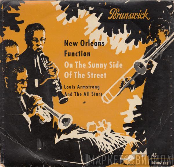 Louis Armstrong And His All-Stars - New Orleans Function / On The Sunny Side Of The Street