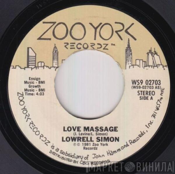 Lowrell Simon - Love Massage