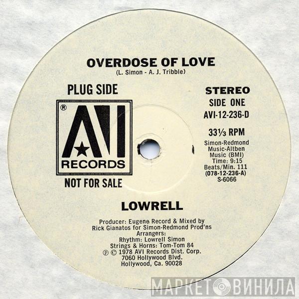  Lowrell Simon  - Overdose Of Love