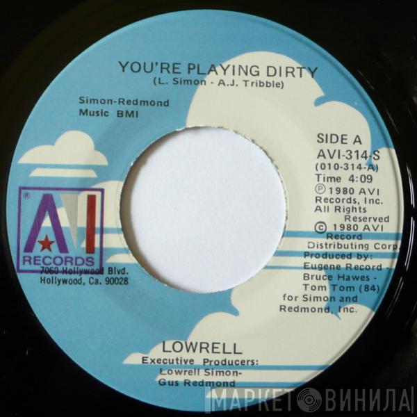 Lowrell Simon - You're Playing Dirty / Out Of Breath