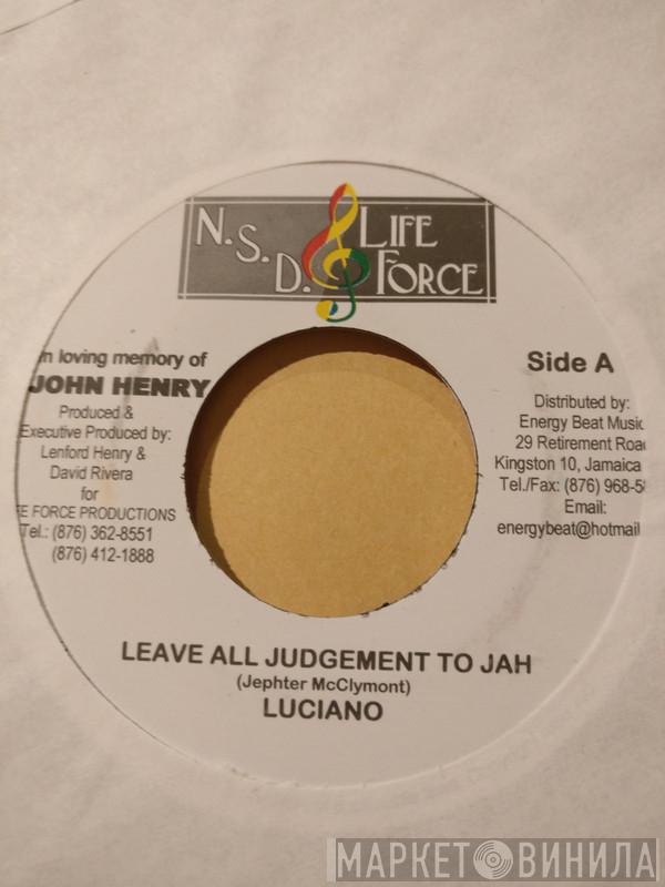 Luciano , Vibes Machine - Leave All The Judgement To Jah / Free Up The Children