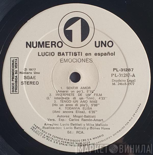  Lucio Battisti  - Emociones - En Español