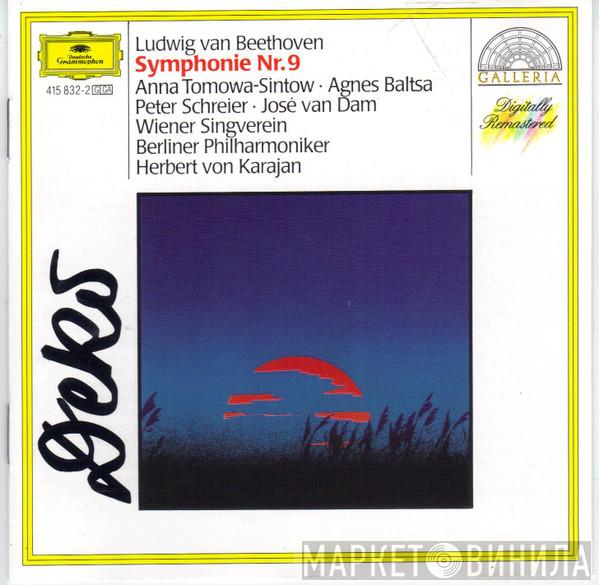 , Ludwig van Beethoven • Anna Tomowa-Sintow • Agnes Baltsa • Peter Schreier , José van Dam , Wiener Singverein , Berliner Philharmoniker  Herbert von Karajan  - Symphonie Nr. 9