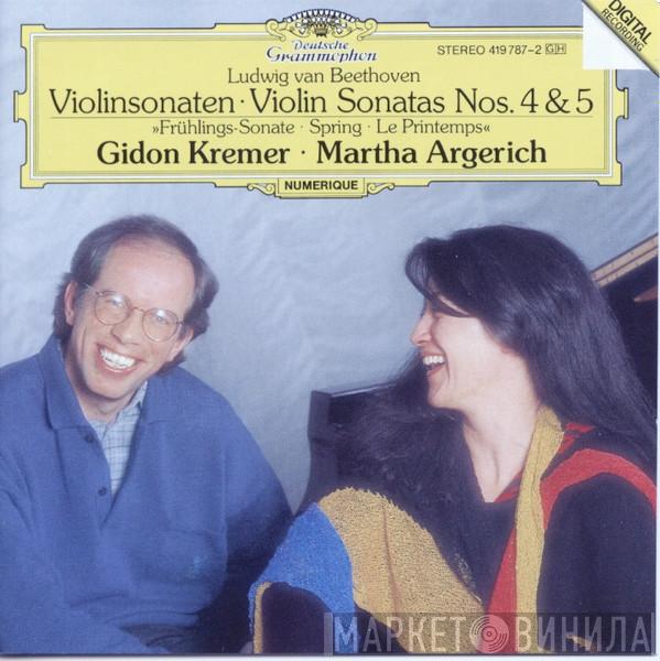 , Ludwig van Beethoven ∙ Gidon Kremer  Martha Argerich  - Violinsonaten = Violin Sonatas Nos. 4 & 5 »Frühlings-Sonate = Spring = Le Printemps«