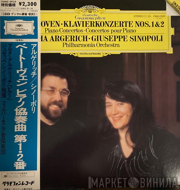 , Ludwig van Beethoven ∙ Martha Argerich , Giuseppe Sinopoli  Philharmonia Orchestra  - Klavierkonzerte Nos. 1 & 2