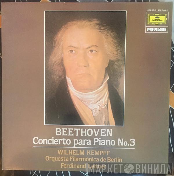 - Ludwig van Beethoven · Wilhelm Kempff , Dir: Berliner Philharmoniker  Ferdinand Leitner  - Concierto Para Piano Nº 3