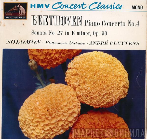 Ludwig van Beethoven, André Cluytens, Philharmonia Orchestra, Solomon  - Piano Concerto No. 4 In G Major, Op. 58 / Piano Sonata No. 27 In E Minor, Op. 90