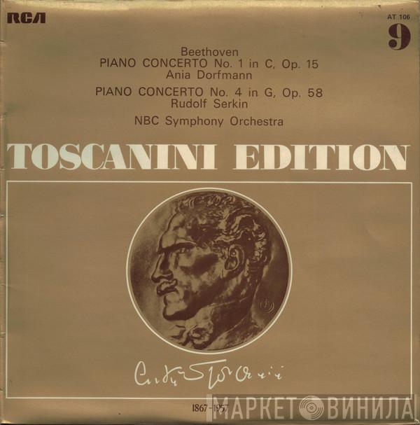 Ludwig van Beethoven, Ania Dorfmann, Rudolf Serkin, NBC Symphony Orchestra - Piano Concerto No. 1 In C, Op. 15 / Piano Concerto No. 4 In G, Op. 58