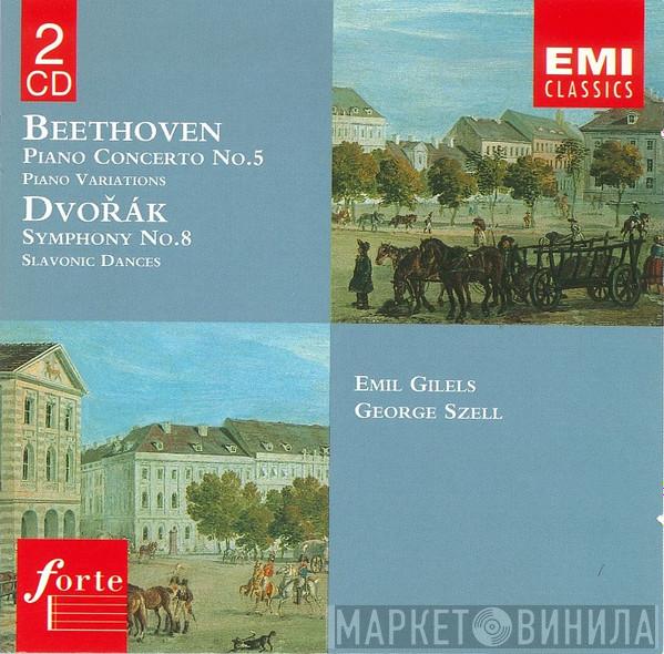 Ludwig van Beethoven, Antonín Dvořák, Emil Gilels, George Szell - Piano Concerto No.5 / Symphony No.8