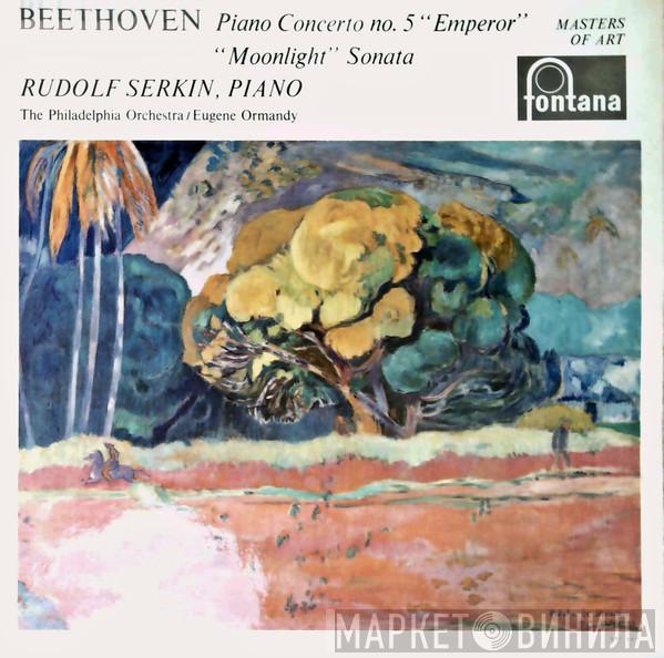 Ludwig van Beethoven, Rudolf Serkin, The Philadelphia Orchestra, Eugene Ormandy - Piano Concerto No. 5 "Emperor" / "Moonlight" Sonata