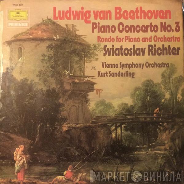 Ludwig van Beethoven, Sviatoslav Richter, Wiener Symphoniker, Kurt Sanderling - Piano Concerto No. 3 / Rondo For Piano And Orchestra
