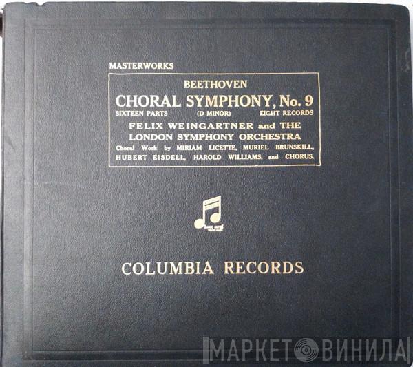 , Ludwig van Beethoven And Felix Weingartner  The London Symphony Orchestra  - Choral Symphony, No. 9 (D Minor)