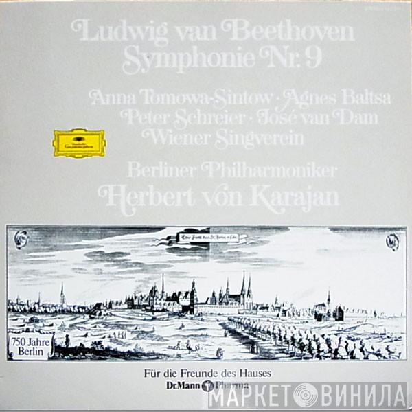 Ludwig van Beethoven, Anna Tomowa-Sintow, Agnes Baltsa, Peter Schreier, José van Dam, Wiener Singverein, Berliner Philharmoniker, Herbert von Karajan - Symphonie Nr. 9