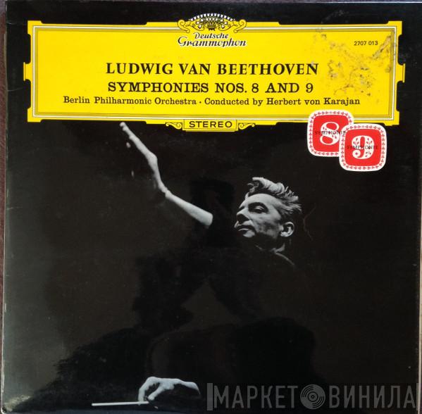 Ludwig van Beethoven, Berliner Philharmoniker, Herbert von Karajan - Symphonies Nos. 8 And 9