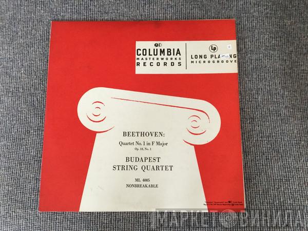 , Ludwig van Beethoven  Budapest String Quartet  - Quartet No. 1 in F Major