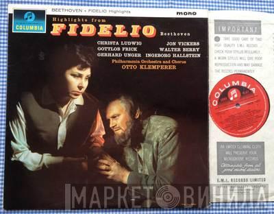 - Ludwig van Beethoven , Christa Ludwig , Gottlob Frick , Jon Vickers , Gerhard Unger , Walter Berry , Ingeborg Hallstein , Otto Klemperer And Philharmonia Orchestra  Philharmonia Chorus  - Fidelio (Highlights)
