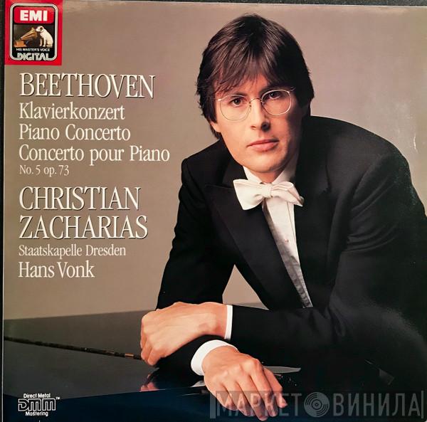 , Ludwig van Beethoven , Christian Zacharias , Staatskapelle Dresden  Hans Vonk  - Klavierkonzert = Piano Concerto = Concerto Pour Piano No. 5 Op. 73