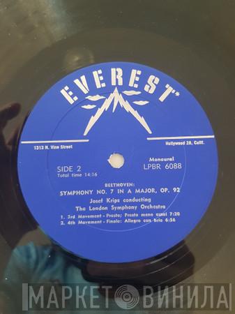 , Ludwig van Beethoven Conducting Josef Krips  The London Symphony Orchestra  - Symphony No. Seven In A Major Opus 92
