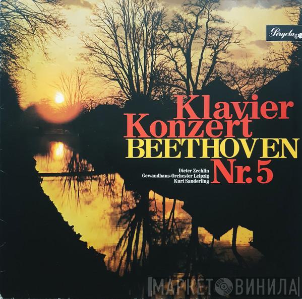 , Ludwig van Beethoven , Dieter Zechlin , Gewandhausorchester Leipzig  Kurt Sanderling  - Klavierkonzert Nr. 5